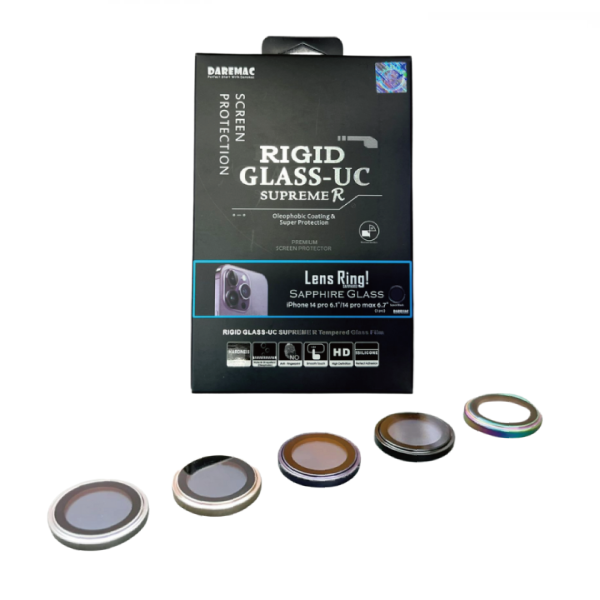 Daremac LensRing 藍寶石金屬鏡頭保護貼 For iPhone 15 Pro / iPhone 15 Pro Max【原裝行貨】