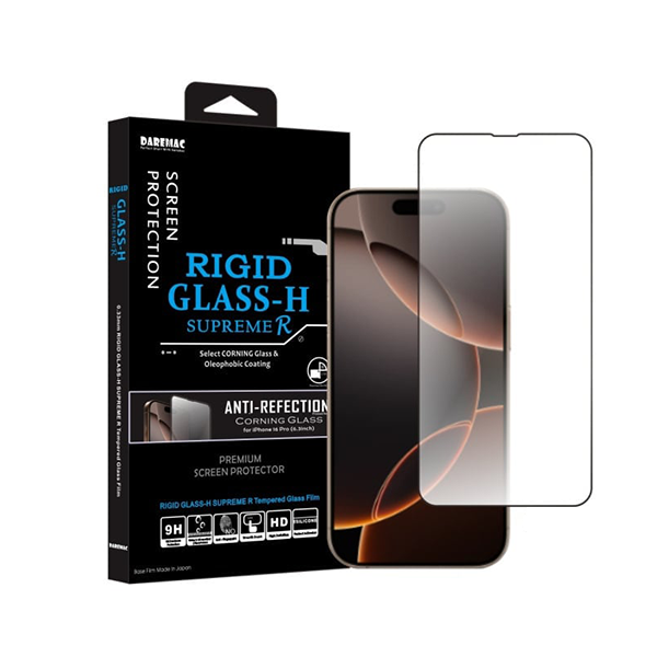Daremac iPhone 16 Pro / iPhone 16 Pro Max 2.5D AR抗反射康寧玻璃貼