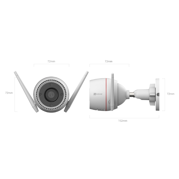 EZVIZ OutPro C3TN 2K 戶外智能家居攝像機 CS-C3TN-A0-1H3WKFL【原裝行貨】