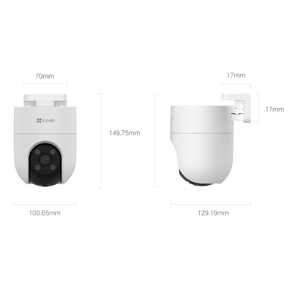EZVIZ H8c Pan & Tilt Wi-Fi 1080P 戶外智能家居攝像機 CS-H8c-R100-1K2WKFL【原裝行貨】