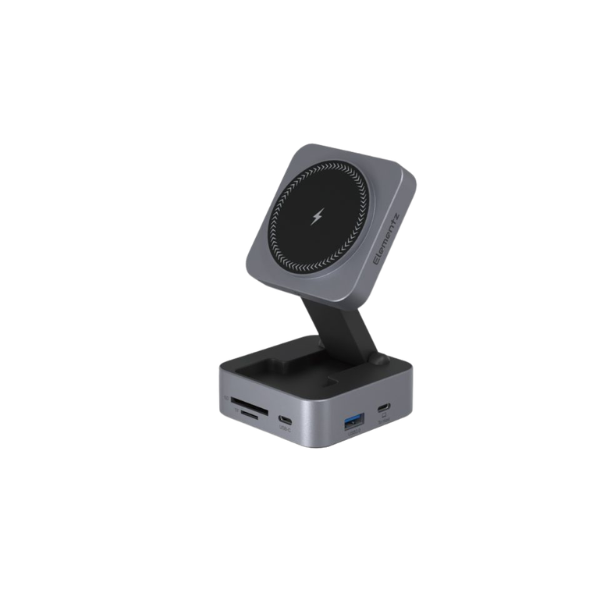 Elementz Nexus Q2 USB-C 10合1多功能擴展器連磁吸無線充電座 FC-19【原裝行貨】