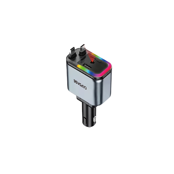 Capdase Reel Duo 2P75 75W 內置伸縮雙線車用充電器 CA00-R24G【原裝行貨】