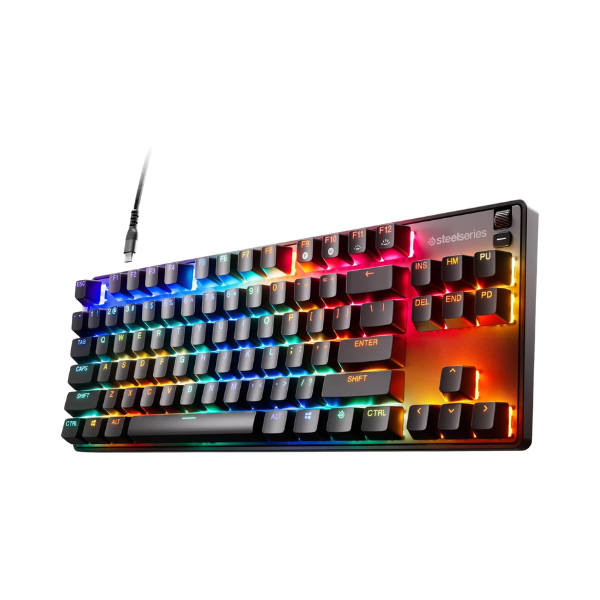 SteelSeries Apex 9 TKL OLED 智慧顯示器美式機械式鍵盤【原裝行貨】