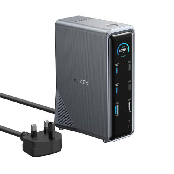 Anker Prime 14合1 160W 充電底座擴充塢 USB Type C 擴展器【原裝行貨】
