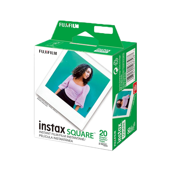 【免運費】Fujifilm Instax Square Film White 2-Pack 即影即有相紙 (3/5/10件裝)