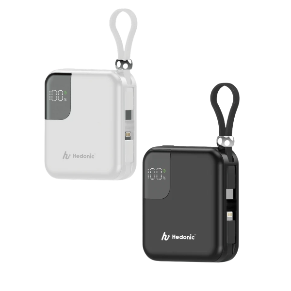 Hedonic 38.5Wh PD 3.0 22.5W Lightning & USB-C 流動充電池 (第三代) 10000mAh (81059黑色 /81060白色)【3C認證】【原裝行貨】