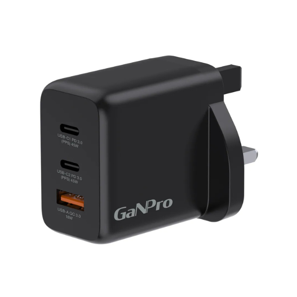 Hedonic 3 Port PD 3.0 45W GAN Pro 迷你充電器【原裝行貨】