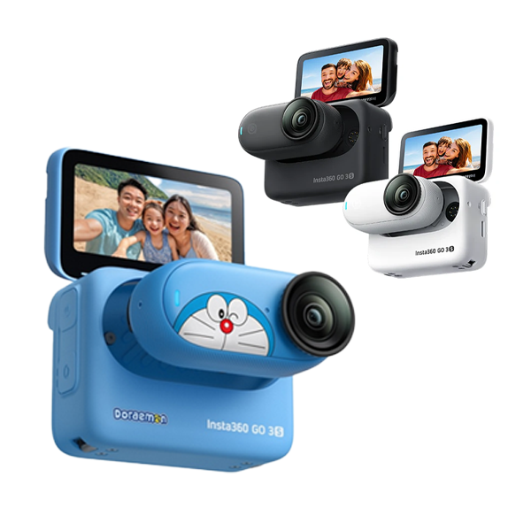 【Doraemon特別版】Insta360 Go 3S Standard Bundle 標準套裝 64GB/128GB 黑/白【原裝行貨】