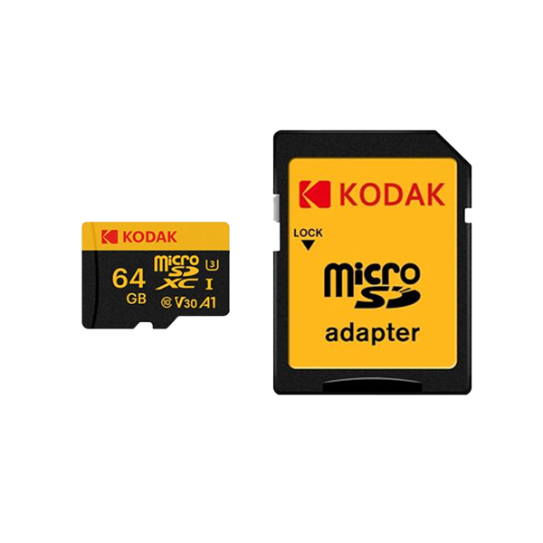 【免運費】Kodak ULTRA PERFORMANCE U3 V30 A1 microSDXC UHS-I Flash Memory Card with Adapter 記憶卡【原裝行貨】