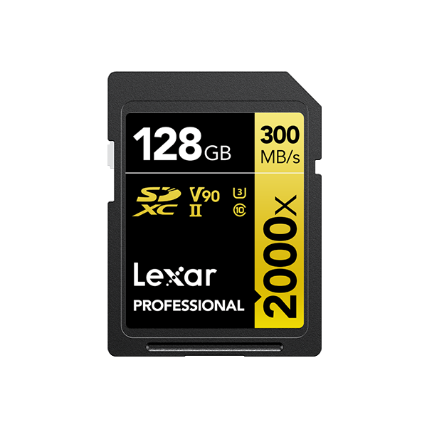 Lexar 2000x GOLD Series Professional SDHC™/SDXC™ UHS-II SD Card 記憶卡【原裝行貨】