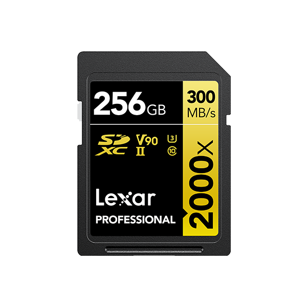Lexar 2000x GOLD Series Professional SDHC™/SDXC™ UHS-II SD Card 記憶卡【原裝行貨】