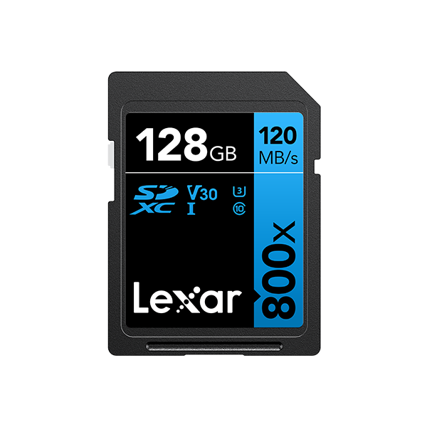 Lexar High-Performance 800x SDHC™/SDXC™ UHS-I SD Card BLUE Series 記憶卡【原裝行貨】