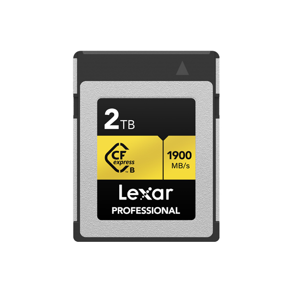 Lexar GOLD Series Professional CFexpress Type B Card (1TB/2TB/64/128/256/512GB) 高速記憶卡【原裝行貨】