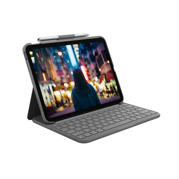 Logitech COMBO TOUCH FOR iPAD AIR 可分離式背光鍵盤保護殼【原裝行貨】