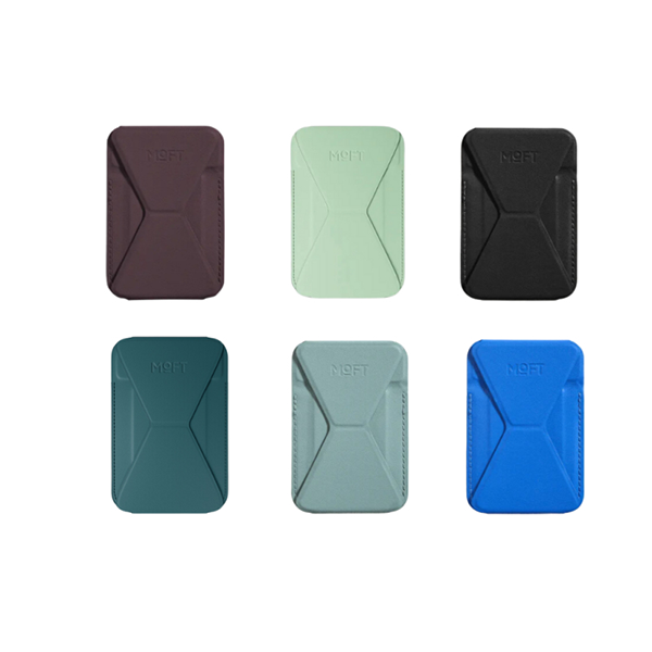 MOFT MOVAS™ Snap-on Phone Stand & Wallet 磁吸式手機支架 (專利純素皮革) MS007MP【原裝行貨】