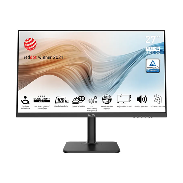 MSI Modern MD272XP 27" FHD IPS 100Hz 1ms 黑色/白色【原裝行貨】