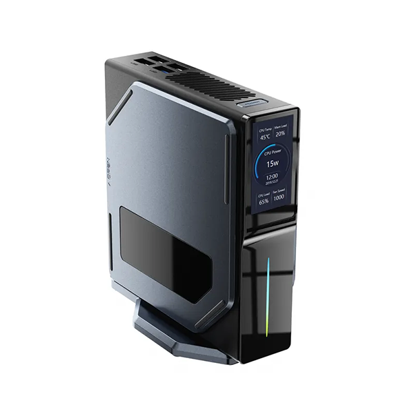 MiniXtec M1 Mini PC with LCD Display powered by Intel Alder Lake N200 | 16GB DDR4 3200Mhz | 500GB SSD | With Window 11 Pro (CS-MM1PC + LB-PCNB)【原裝行貨】