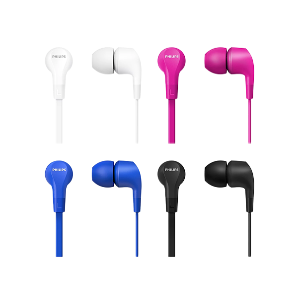 【免運費】Philips TAE1105BK 有線入耳式耳機【原裝行貨】