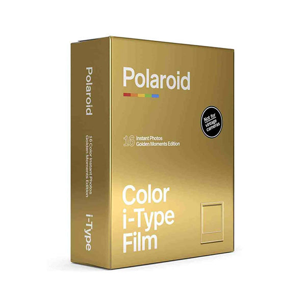 Polaroid Color i‑Type Film Double Pack ‑ Golden Moments Edition / 寶麗來即影即有菲林相紙 (金色邊)