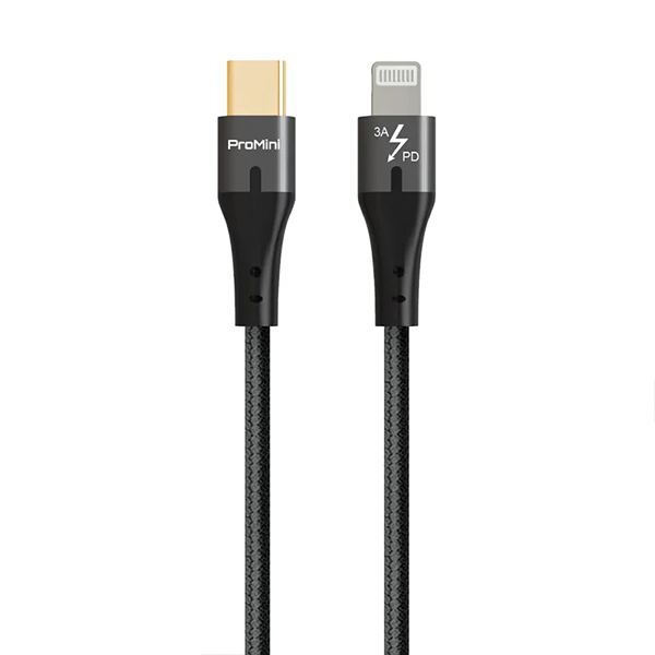 ProMini Type-C to Lightning 20AWG MFi 快充銅製 PD 數據傳輸線【原裝行貨】