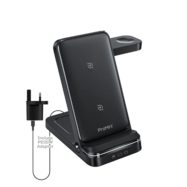 ProMini W3FD 三合一雙模式無線快充座連火牛【原裝行貨】
