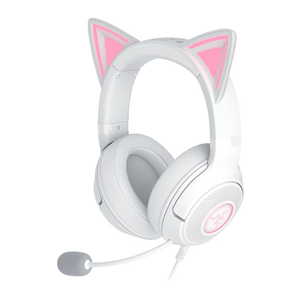 Razer Kraken Kitty V2 有線電競頭戴式耳機 白色【原裝行貨】