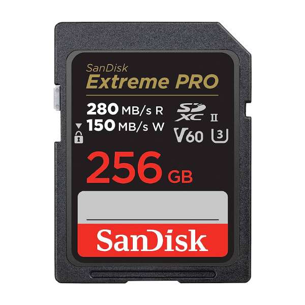SanDisk EXTREME PRO SDXC V60 U3 C10 UHS-II 280MB/S 記憶卡【原裝行貨】