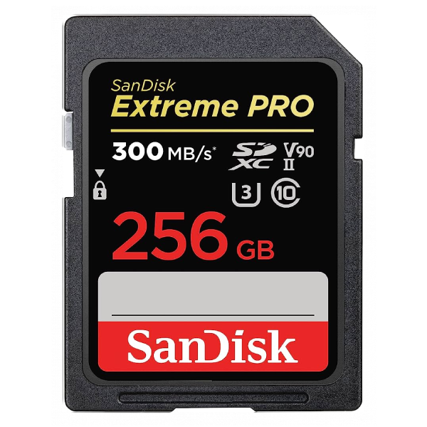 SanDisk EXTREME PRO SD V90 U3 C10 UHS-II 300MB/S R 260MB/S W 記憶卡【原裝行貨】