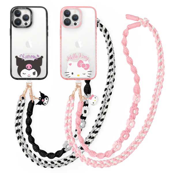 Garmma Sanrio 公仔吊飾編織手機長背帶/防丟掛繩