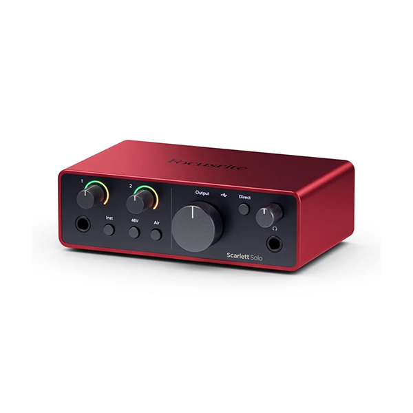 Focusrite Scarlett Solo studio (4th Generation) 錄音介面套裝【原裝行貨】