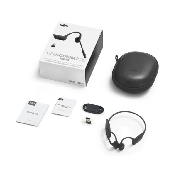 Shokz OpenComm2 UC 2025 Upgrade 骨傳導通訊耳機 (C120)【原裝行貨】