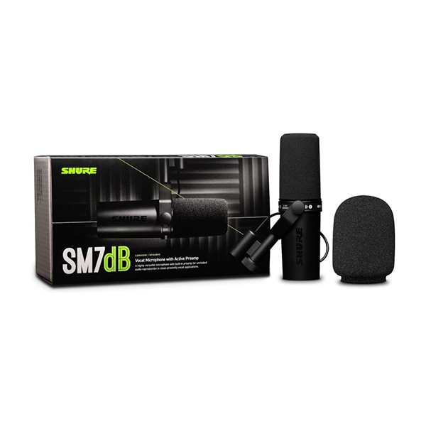 Shure SM7DB XLR動圈麥克風 Dynamic Vocal Microphone With Built-in Preamp【原裝行貨】