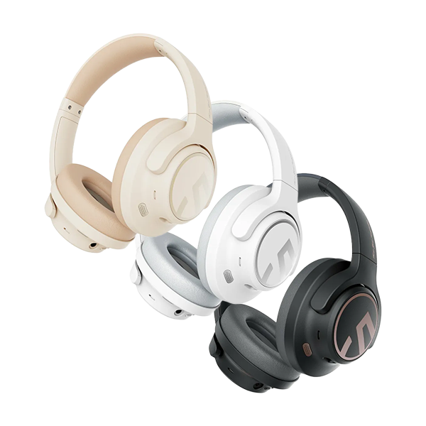 SOUNDPEATS Space 頭戴式藍牙耳機(奶油色 / 黑色 / 白色)【原裝行貨】