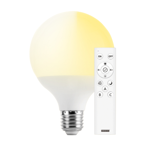 SUNSHINE LED遙控燈膽套裝 13W G95 E27大螺頭 LRGA-13【原裝行貨】