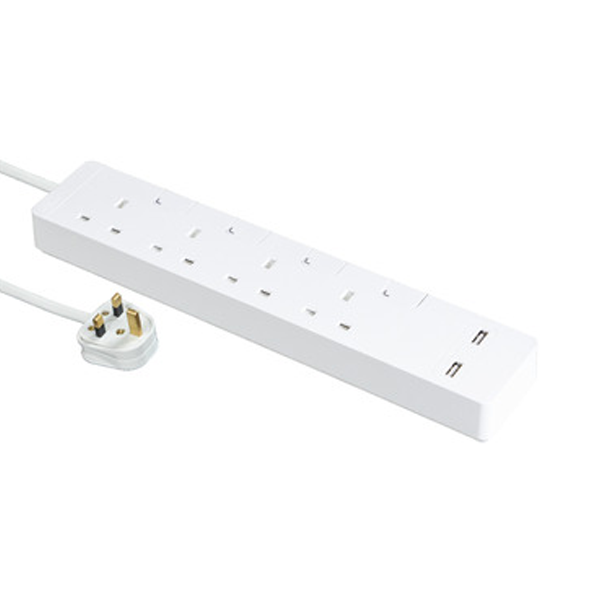 Schneider 施耐德 AvatarOn Extend 13A 拖板 (2個USB-A插頭)【原裝行貨】