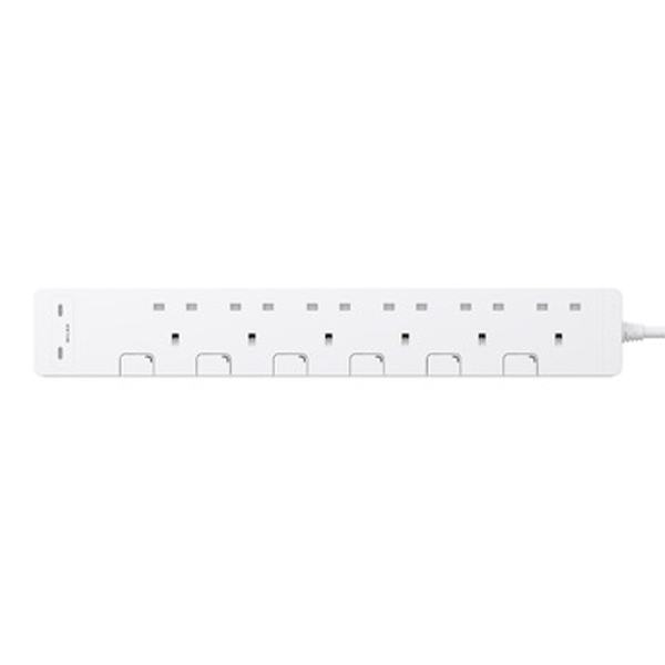 Schneider 施耐德 4/6位獨立開關安全拖板+2USB C+C充電插頭 3m【原裝行貨】