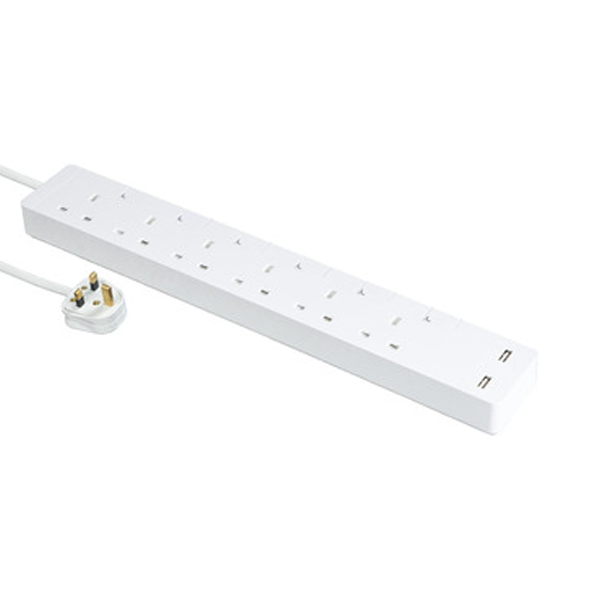 Schneider 施耐德 AvatarOn Extend 13A 拖板 (2個USB-A插頭)【原裝行貨】