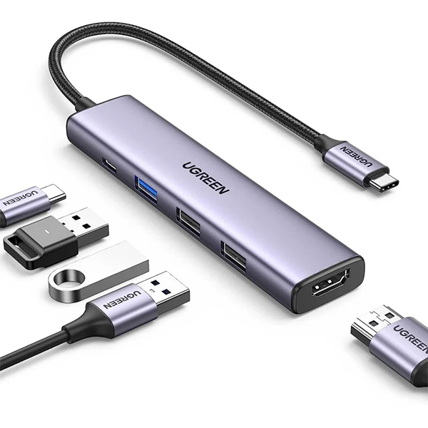 Ugreen USB-C to HDMI Hub Adapter CM478 托展埠【原裝行貨】