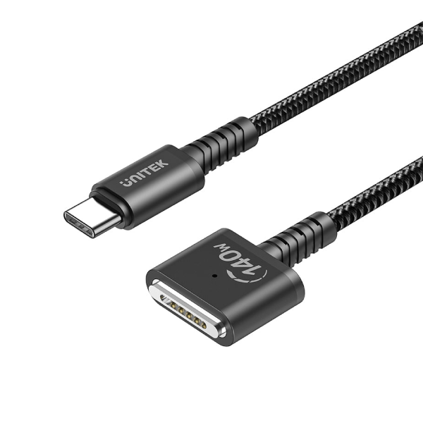 Unitek C14121BK USB-C 轉 Magnetic 3 充電線【原裝行貨】