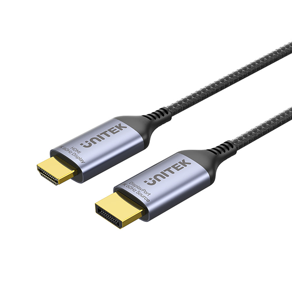 Unitek V1610A DisplayPort 1.4 轉 HDMI 8K 影音線【原裝行貨】