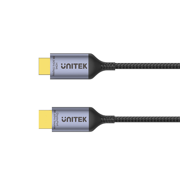 Unitek V1610A DisplayPort 1.4 轉 HDMI 8K 影音線【原裝行貨】