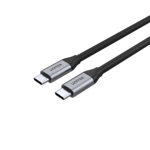Unitek 全功能 USB-C 充電傳輸線 (支援 4K影音、10Gbps資料傳輸、100W快速充電) C14082ABK【原裝行貨】