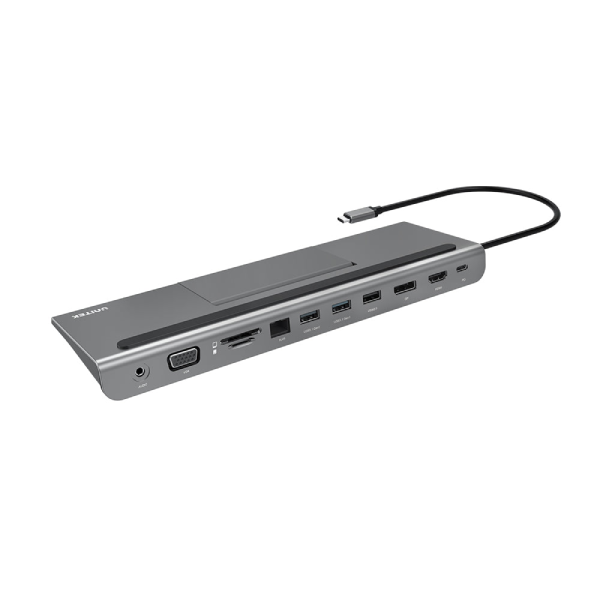 Unitek uHUB 11+ 11 合 1 多媒體 USB-C Hub 電腦拓展塢 (D1022A)【原裝行貨】