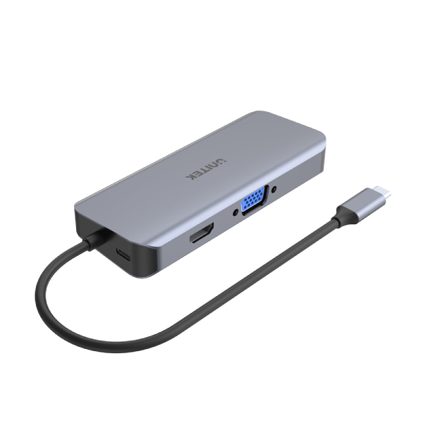 Unitek uHUB N9+ 9 合 1 多媒體 USB-C Hub (D1026B)【原裝行貨】
