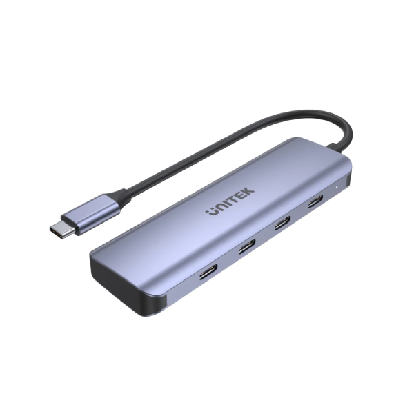Unitek uHUB Q4 Next 4接口 USB-C Hub (四 USB-C 5Gbps 接口) (H1107K)【原裝行貨】