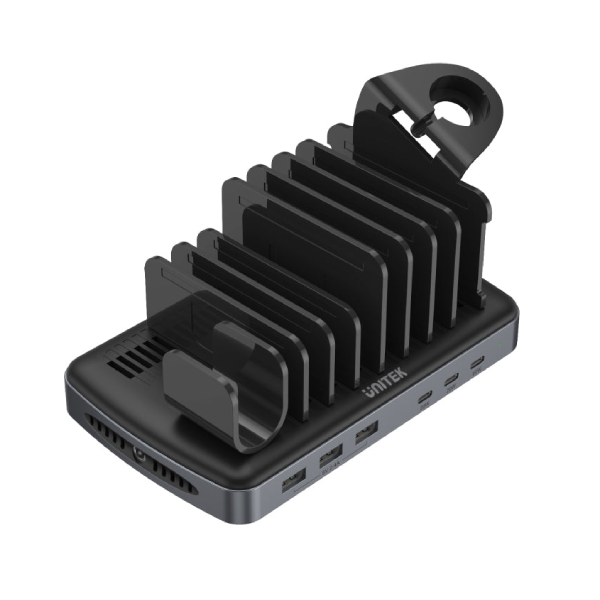 Unitek Smart HP6 120W 6合1智能快速充電座 (P1207A)【原裝行貨】