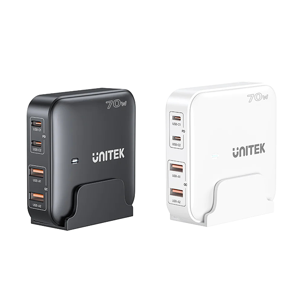 Unitek 70W 桌面氮化鎵充電器 P1228A【原裝行貨】