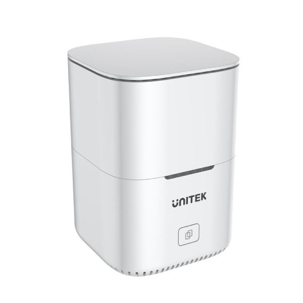 Unitek SyncStation Marshmallow M.2 NVMe 雙槽 USB-C 硬盤座 (具離線複製功能) (S1207A)【原裝行貨】