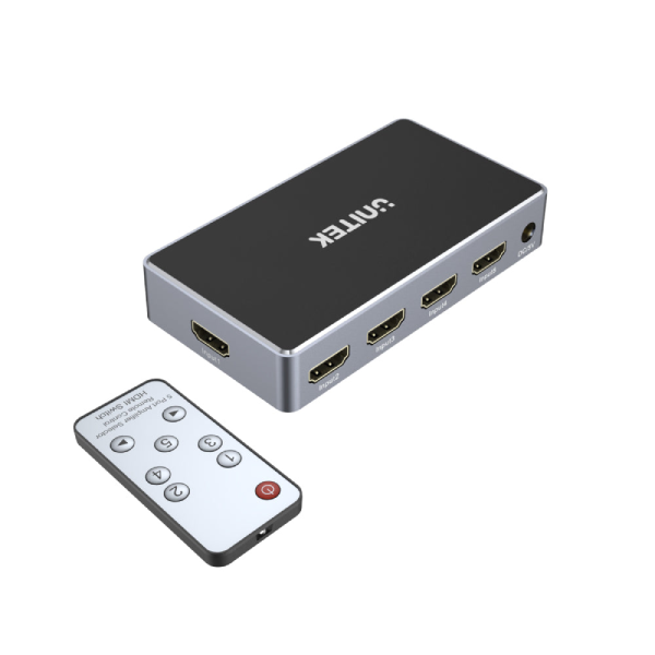 Unitek 4K 30Hz HDMI 切換器 (5進1出) V1110A【原裝行貨】