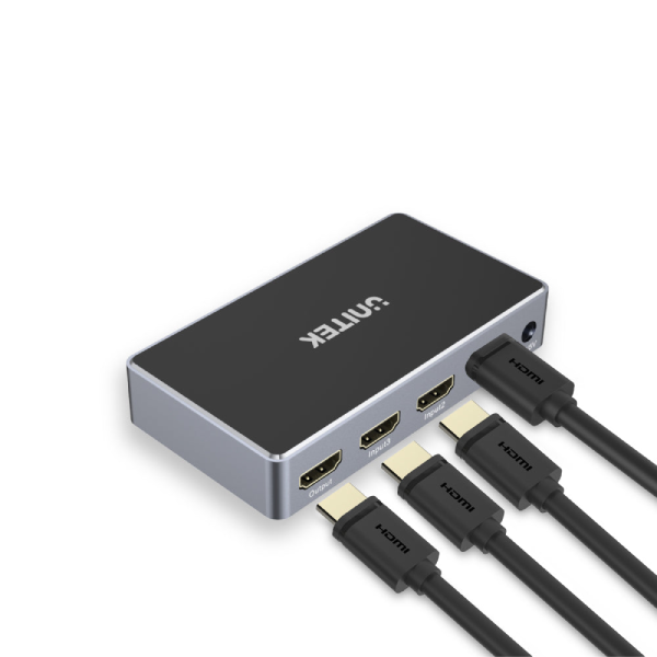 Unitek 4K 30Hz HDMI 切換器 (3進1出) V1111A【原裝行貨】